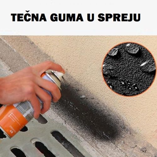 Guma u spreju za zaptivanje i lepljenje – Crna/Bela/Siva