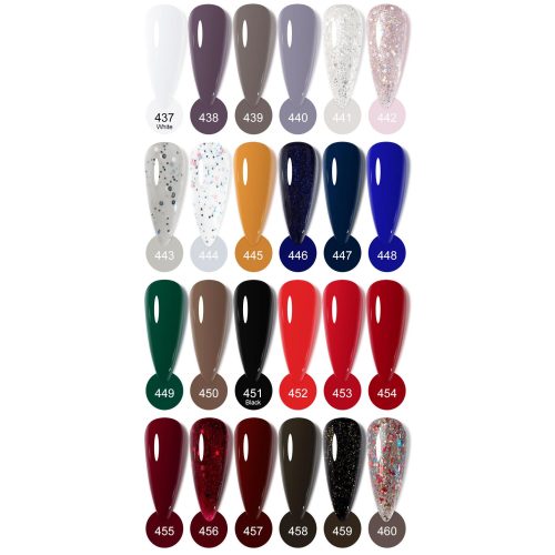 Venalisa VIP4 veliki set 60 UV/Led gel lakova, boje 401-460