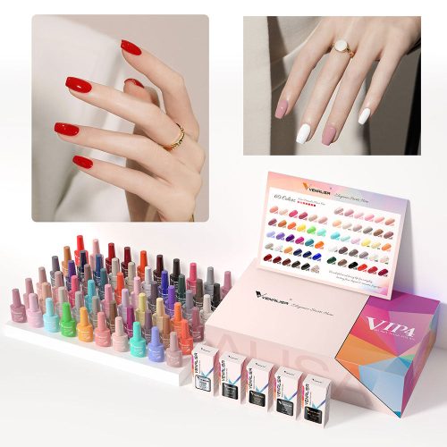 Venalisa VIP4 veliki set 60 UV/Led gel lakova, boje 401-460