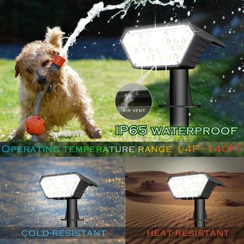 Solarna LED lampa Lotus – montaža na zid ili ubadanje u zemlju