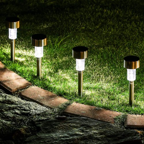 Solarne lampe za dvorište – Set od 10 komada