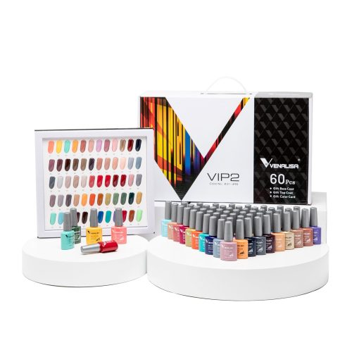 Venalisa VIP2 veliki set 60 UV/Led gel lakova, boje 31-90