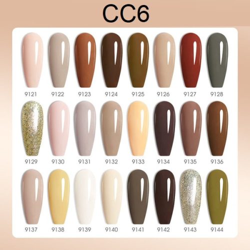 Set 24+6 UV/Led gel lakova Canni CC2-CC6