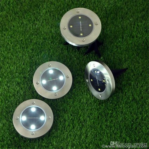LED solarni diskovi za dvorište – Set od 4 komada