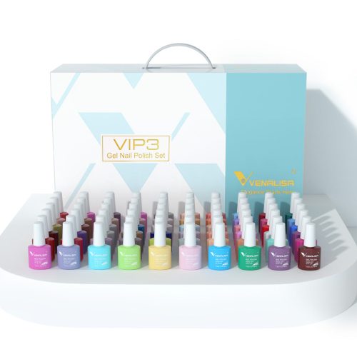 Venalisa VIP3 veliki set 60 UV/Led gel lakova, boje 701-760