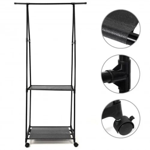 Stalak za odeću i odlaganje 160x55cm