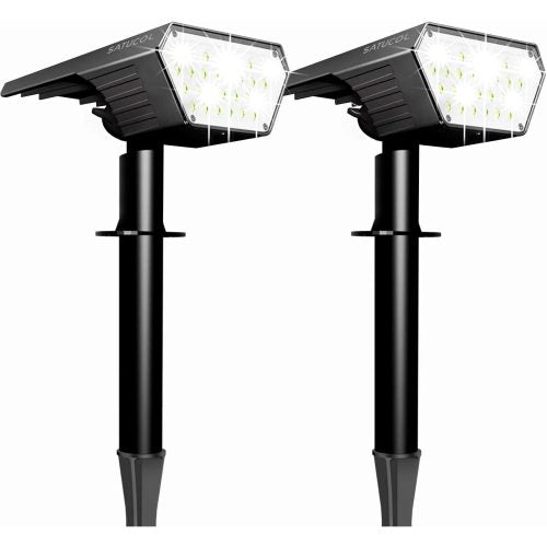 Solarna LED lampa Lotus – montaža na zid ili ubadanje u zemlju