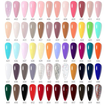 Venalisa VIP4 veliki set 60 UV/Led gel lakova, boje 401-460