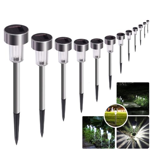Solarne lampe za dvorište – Set od 10 komada