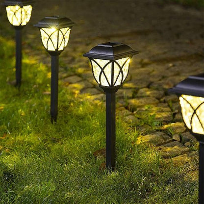 Solarne lampe za dvorište – Set od 6 komada