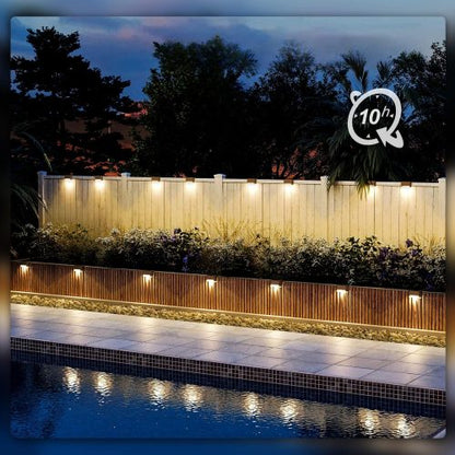 Solarne LED lampe za ogradu – set od 4 komada