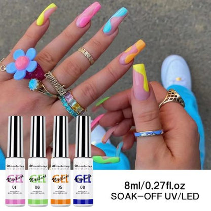 Gel za nail art MISSCHEERING 12 kom/8ml