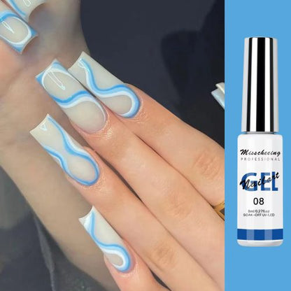 Gel za nail art MISSCHEERING 12 kom/8ml