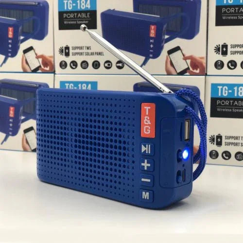 Solarni bluetooth zvučnik TG-184 Plavi