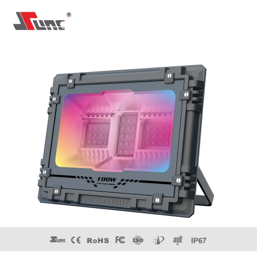 Profesionalni solarni RGB reflektor + daljinski 100W/200W/300W