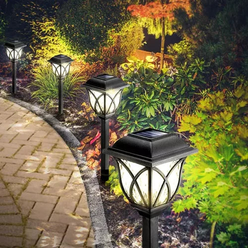 Solarne lampe za dvorište – Set od 6 komada