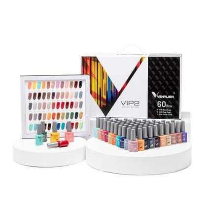 Venalisa VIP2 veliki set 60 UV/Led gel lakova, boje 31-90